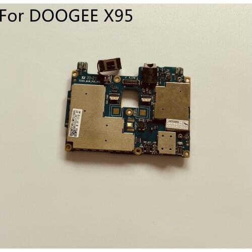 DOOGEE X95 Used Mainboard 2G RAM+16G ROM Motherboard For DOOGEE X95 6.52'' MTK6737 Mobile Phone Free Shipping