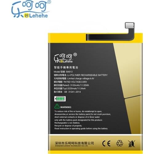 New LEHEHE Battery for Meizu V8 Pro M813Q 3230mAh BA813 High Quality Smartphone Bateria Replacement with Tools Gifts