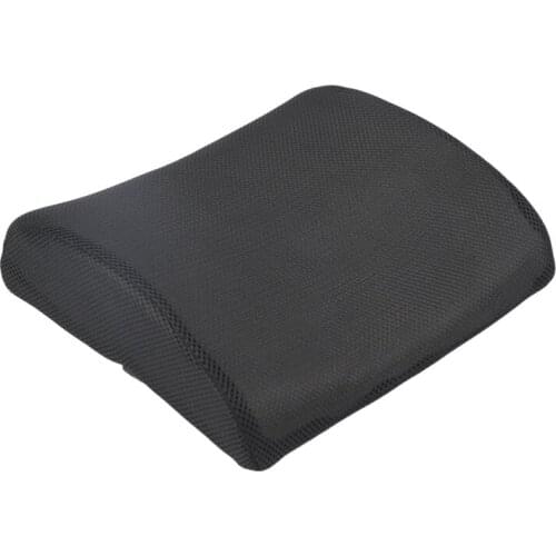 Memory Foam Seat Chair Lumbar Back Support Cushion Pillow For Office Home Car black