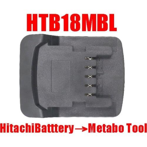Dawupine HTB18MBL Adapter Converter Can use Hitachi 18V Li-ion Battery BSL1830 on Metabo 18V Lithium Electrical Power Tool