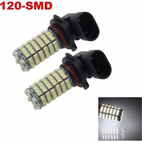Par Hb4 9006 120 Smd Led Branco Bulbo Carro Fog Lamp/Neblina Milha Drl Estilo