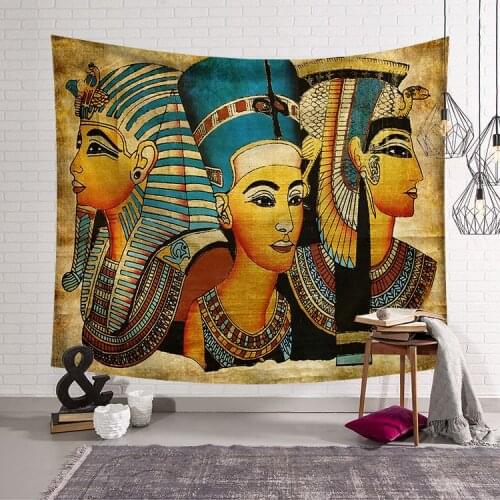 Drop Shipping Bohemian Wall Hanging Summer Beach Towel Tapestries Ancient Egyptian Style Wall Art Bed Sheet Home Decor
