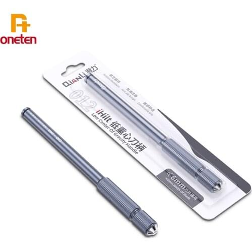 QIANLI iHilt 012 Low Center of Gravity Handle Aluminum Alloy Blade Head Anti Skid Glue Removing Carving Metal Scalpel