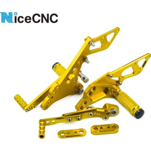 Adjustable Foot Rest Pegs Rear Sets For Suzuki GSX-R1000 GSXR1000 GSXR GSX-R 1000 2009-2014 2013 2012 2011 Footrest GSX R1000