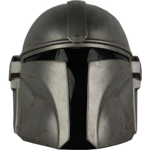 Fast delivery Movie props The Mask Cosplay Pedro Pascal Soldier Warrior Helmet PVC Mask Halloween Carnival props party boy gift