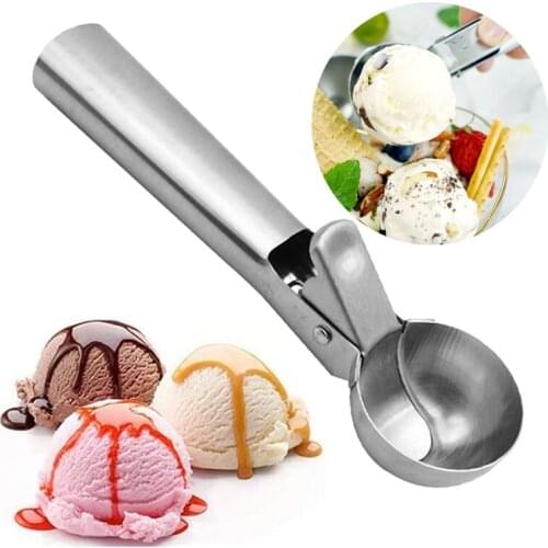 Ice Cream Scoop Stainless Steel Cookie Scoop for Baking Ice Cream Cupcake Muffin Meatball Melon Baller Cookie Dough