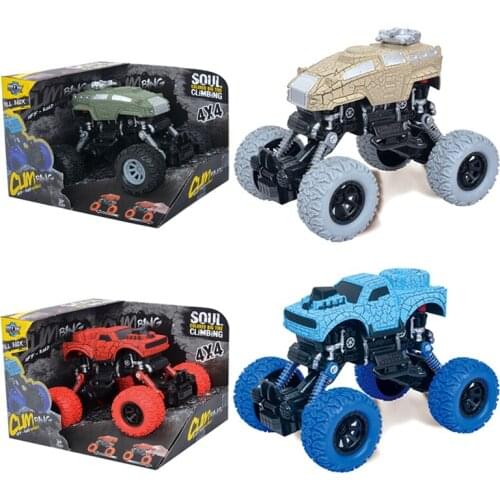 High simulation four-drive Model Inertial Return Toy car model Shock Absorption Crack Climbing Vehicle kids toys free shipping