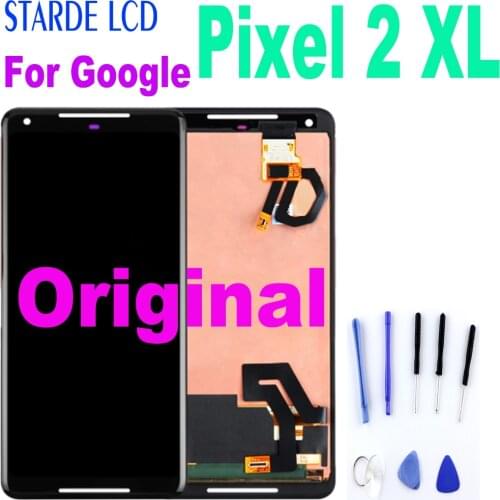 Super AMOLED LCD For 6.0" HTC Google Pixel 2 XL Display Touch Screen Panel Digitizer Assembly LCD Replacement Repair Parts