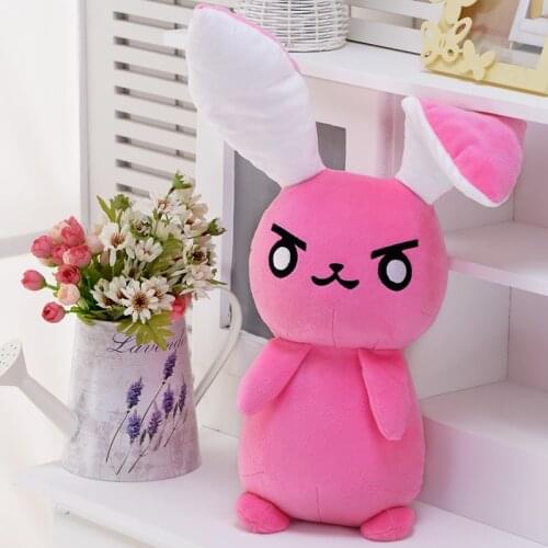 1PC 50cm Overwatches Cosplay Dva Rabbit Plush Toys Soft Game OW Dva Stuffed Animals Doll Pillows Lovely Kids Toys Gifts