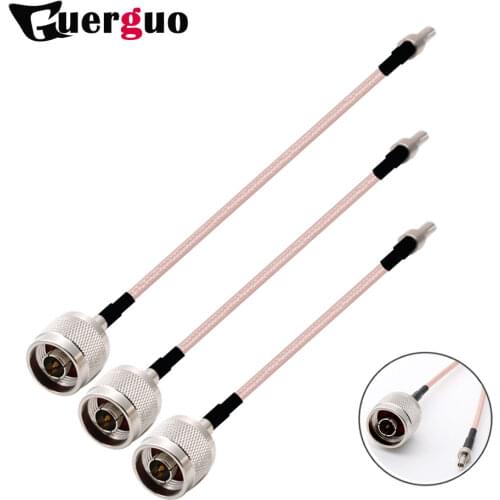 Customized TS9 Male Straight Pgtail Cable RF Coaxial Cable N Female Bulkhead Switch RG316 15cm 6" Customized 10PCS