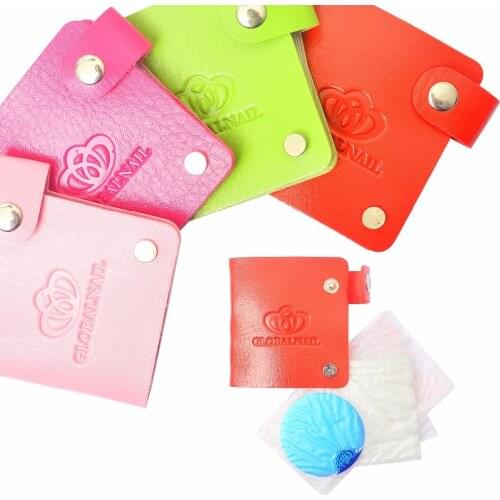 YZWLE 24 Slots Stamping Template Holder Square Round Nail Stamping Plates Organizer Pattern Empty Case Nail Art Manicure Tools