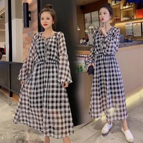 5807# Maternity Clothes Sweety 2Pcs Maternity Dress Set With Camisole Clothes for Pregnant Women Pregnant Women Suit