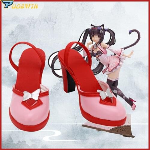 Anime Nekopara Chocola Cosplay Shoes