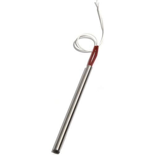 2PCS 18mm Diameter 320~360mm Cylindrical Electric Heating Pipe Tubular Heater 304SUS Single Head Dual Rod 1800/1900/1950/2000W