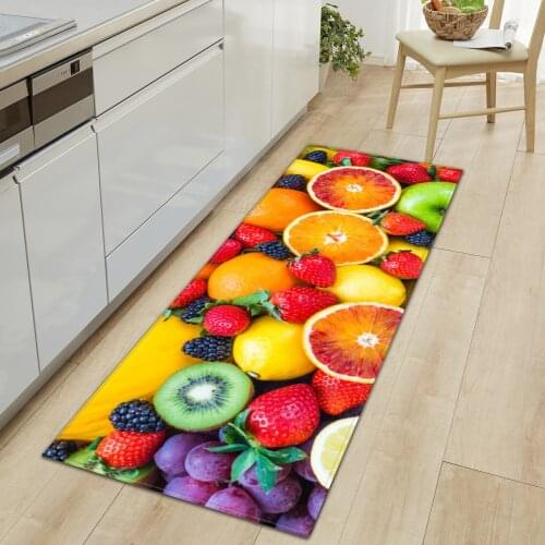 Home Floor Mat 3D Printed Kitchen Rug Door Mats Kitchen Carpets Anti-Slip Welcome Indoor Doormat Carpet for Living Room Washable