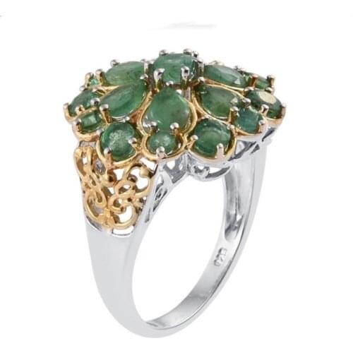 Two-tone Sunflower Rings drop shipping