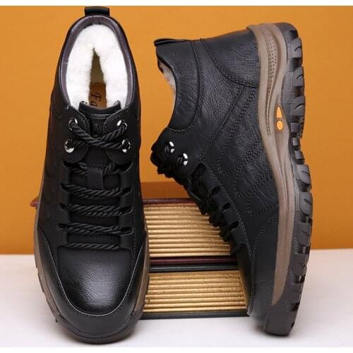HAIZHONGXU Men's Waterproof Sneakers