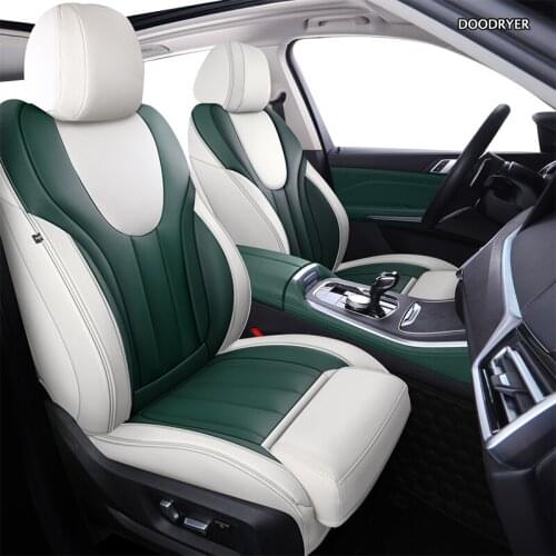 DOODRYER Custom Leather car seat cover For Cadillac SRX ESCALADE ATS SLS CTS XTS CT6 XT5 XT4 Automobiles Seat Covers car seats