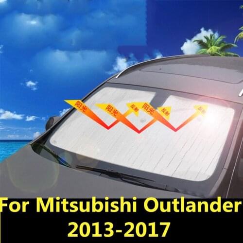 For Mitsubishi Outlander 2013-2017 Sun visor Sunscreen heat insulation Visor Car window Sun visor Auto Accessories