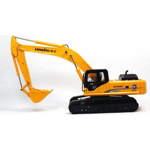 Rare 1:35 Lonking LG6360 Hydraulic Excavator Engineering Machinery Vehicles DieCast Toy Model Collection Decoration