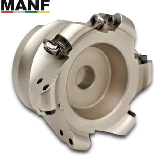 MANF Face Mill Cutter TRS-8R63-22-4T For RD Carbide Inserts Face Milling Cutter Round Nose Milling Cutter CNC Milling Tools