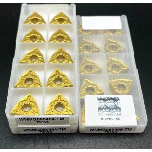 High quality WNMG080404 WNMG080408 TM T9125 carbide insert CNC lathe tool WNMG 080408 suitable for hard steel