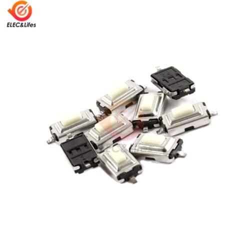 1Pcs/10Pcs/20Pcs/50Pcs/100Pcs 3X6X2.5 Touch Switch Patch 3*6*2.5mm Button Light Two Feet Micro Switches