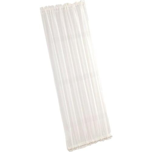 1pcs Functional Thermal Insulated Blackout Curtain Panel for French Door White 25x72''/64x183cm