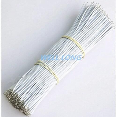 100 pcs/lot ) White Wire 150mm, UL-1007 26AWG Wire, Cable