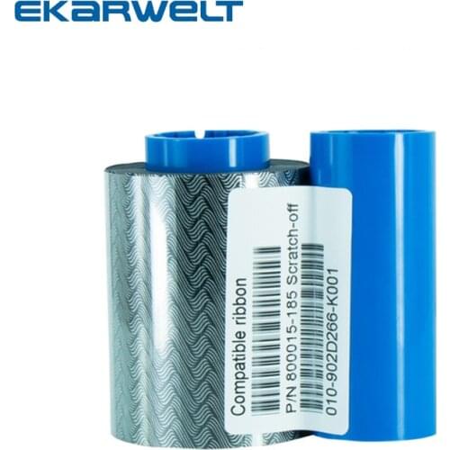 Zebra 800015-185 Scratch Off Ribbon 840 Prints gray monochrome ribbon for zebra P330 P430 P5xx printers