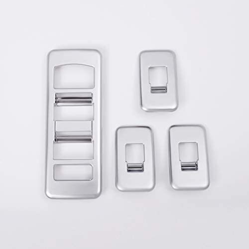 ABS Matte Window Lift Switch Frame Cover Trim For Landrover Range Rover Sport 2014-2017