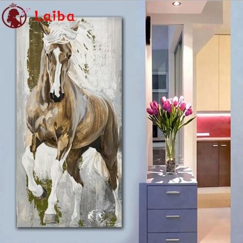 DIY Diamond Painting Modern and simple horsemanship, large size Embroidery Cross Stitch sets Mosaic Rhinestones Handmade Gift
