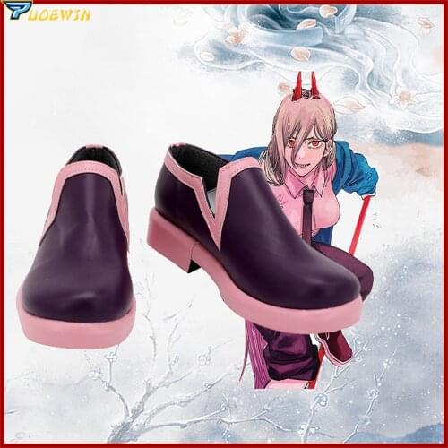 Chainsaw Man Power Cosplay Shoes Boots
