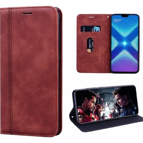 Flip Case For Honor 9X Lite Prime Pro Cover Vintage Magnetic Wallet Leather Phone Holster on Hauwei Honor8X 8 X Coque X8 X9 etui