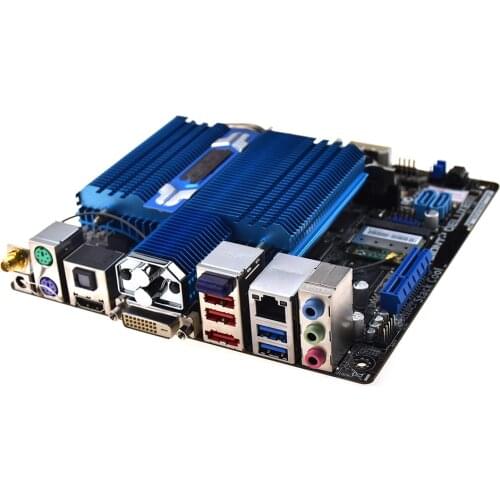For ASUS AT5IONT-I DELUXE Integrated Atom D525 CPU Supports USB3 ITX Motherboard