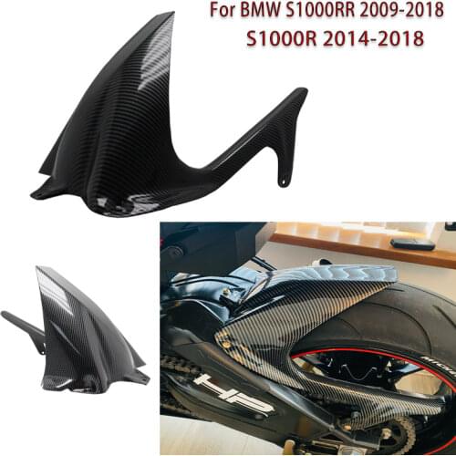 For BMW S1000RR S1000 RR 2009-2017 S1000R 2014-2017 Motorcycle Models Carbon Fiber Rear Fender Front Wing Fender Splash Guard