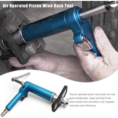 Rake Piston Adjustment Tool Car Pneumatic Brake Pump Adjusting Tool Air Operated Piston Wind Back Tool Repels Brake Piston Car
