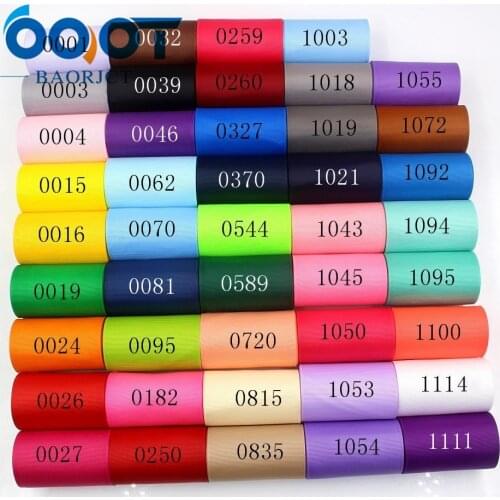 OOOT BAORJCT 181107-L75mm,75mm 10yards Solid Color Ribbons Thermal transfer Printed grosgrain,DIY Clothing handmade materials