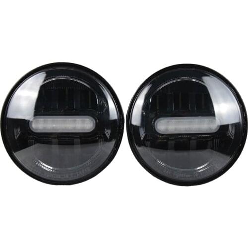 2019 New factory 4.5" round led fog light with DRL,devil eye led angle eye fog lamp