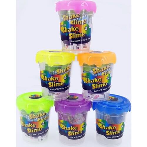 New Polymer Clay Magic sand Supplies Slime Powder Make 80ml Glitter Shake DIY Lizun With Slime Box Just Add Water slime kit