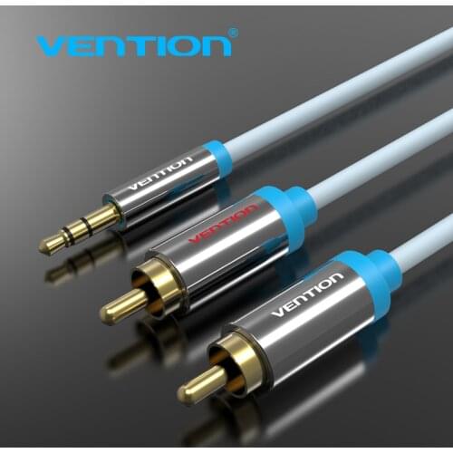 Vention RCA Cable 2RCA To 3.5 Audio Cable RCA 3.5mm Jack Male To Male RCA Aux Cable For Amplifier Phone Edifer Home Theater DVD