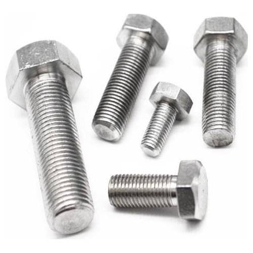 1pcs M16 hex screws external hexagon stocket bolts 1.5mm fine pitch thread machine male screw 304 stainless steel 40mm-80mm L