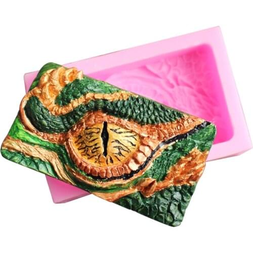 3D Dragon Eye Pattern Soap Silicone Mold Sugar Cake Handmade Mould Clay Plaster Making DIY Decorating Art Crafts Tools