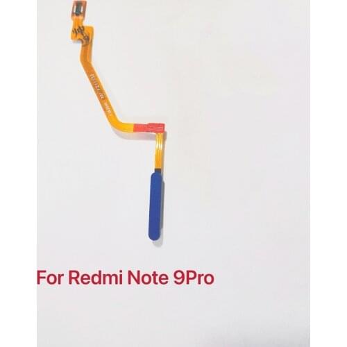 Fingerprint Scanner For Xiaomi Redmi Note 9 Pro 9S Poco X3 NFC M3 Home Button Menu Return Key Sensor Flex Cable