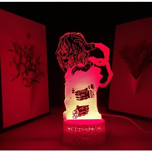 Academia Tomura Shigaraki LED Night Light for Birthday Gift Bedroom Decoration Tomura Shigaraki Lamp Anime 3D Lamp Dropshipping