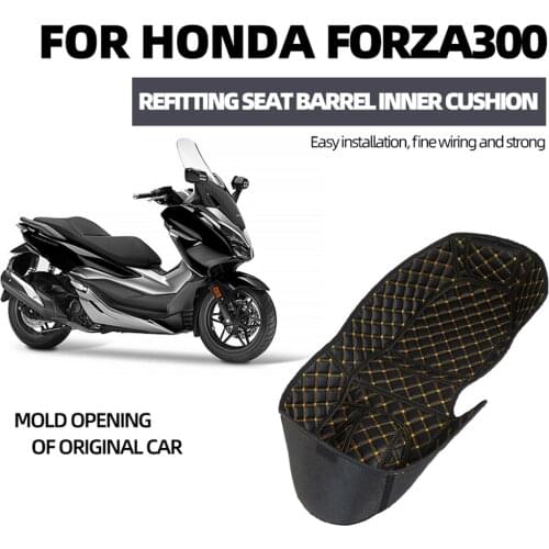 Motorcycle Seat Storage Box Leather Rear Trunk Cargo Luggage Liner Protector Pad For Honda Forza300 NSS Forza 300 Accessories