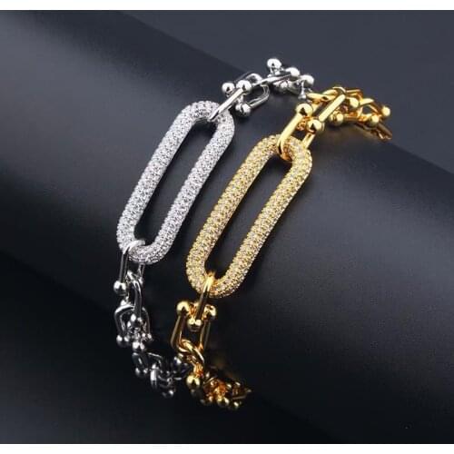 Zlxgirl jewelry luxury brand Europe design womens cooper wedding bracelet jewelry high quality AAA cbuic zirconia bracelet VAZ