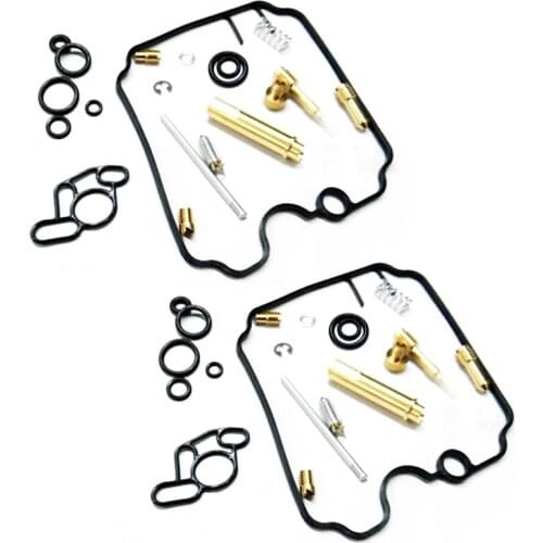 2 sets Carburetor Repair Kit with Jets Float Needle Valve for Yamaha XTZ750 Super Tenere 1989-1997
