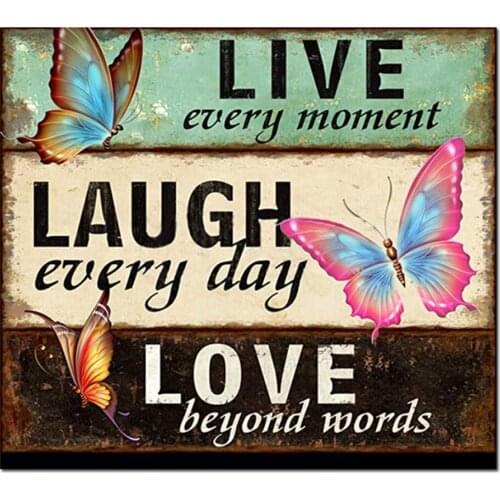 5D DIY Diamond Painting Landscape Butterfly Cross Stitch Patterns Diamond Painting kits for Embroidery with Beads