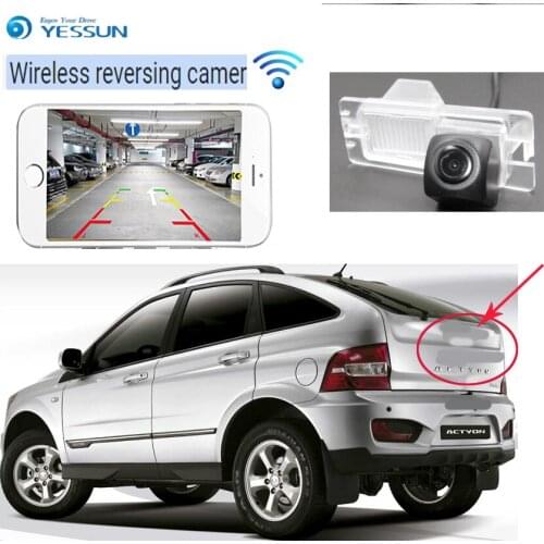 YESSUN car wireless Rear View Camera for SsangYong Rexton 2001~2017 for Korando Actyon Y300 Backup camera Reversing HD Camera